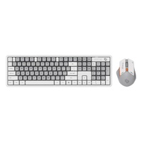 Porodo Gaming Wireless Keyboard Mouse Set 2.4GHz 1600 DPI Hitam & Abu-abu Penyangga Pergelangan Tangan Desain Ergonomis