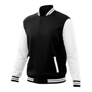 Veste universitaire classique pour homme, prix de gros, idéale pour la personnalisation de marque, disponible avec manches et corps en laine, veste universitaire pour homme - Product Image 6