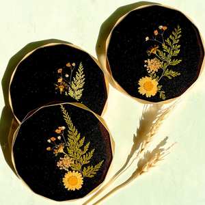 High Quality Customizable Round <b>Epoxy</b> <b>Resin</b> Tea Coaster Multicolor Angel Style for Home Decor Handmade <b>Resin</b> Crafts - Product Image 1