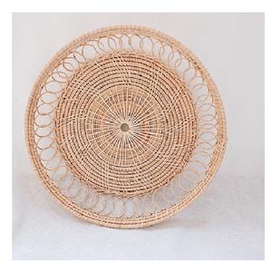 Recién llegado, posavasos tejidos a mano con flecos de ratán, posavasos antideslizantes para mesa de café, almohadillas, venta al por mayor, cargador de ratán - Product Image 4