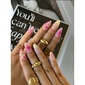 Uñas Postizas Blush Lagoon: Añade un Toque de Color a tus Dedos sin Esfuerzo - Product Image 1