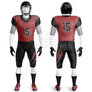 Kit d'équipement de football américain avec pantalon de protection des épaules et maillot à séchage rapide - Product Image 1