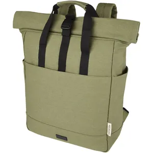 Joey Recycled <b>Canvas</b> Rolltop <b>Backpack</b> Sustainable Promotional Gadgets - Product Image 4