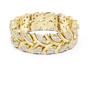 14K Stylish <b>Open</b> Ended Gold <b>Ring</b> - Product Image 4