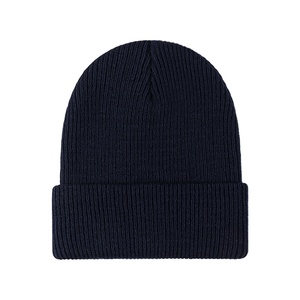 Bonnets Chapeaux Logo personnalisé Ski Warm 100% Bonnet en tricot côtelé acrylique Hiver 2026 - Product Image 5