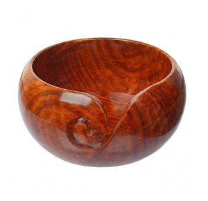 Top Quality Wood Color New Look Yarn Balls Storage Round Wood Yarn <b>Bowl</b> Handmade Wooden <b>Bamboo</b> Yarn <b>Bowls</b> - Product Image 6