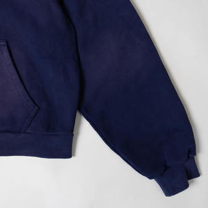 Ensemble de sweat à capuche Streetwear lavé à l'acide vintage pour hommes survêtements à fermeture éclair et pantalons de survêtement évasés grande taille pour l'hiver - Product Image 2