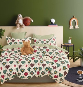 Premium Kidzee Collection Queen Size 4PCS Juego de sábanas con estampado de rayas 2 fundas de almohada 400TC Microfibra All-Season Hotel Home - Product Image 6