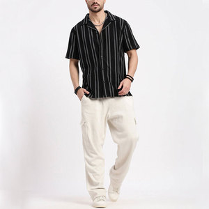 2026 New Arrival Custom <b>Men</b> <b>Cuban</b> Collar Casual <b>Shirts</b> Polyester Material Made <b>Men</b> <b>Cuban</b> Collar <b>Shirts</b> - Product Image 6