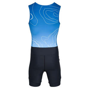 Traje de remo de una pieza transpirable hecho a medida, secado rápido, sin mangas, poliéster estampado, ropa deportiva, estilo camiseta - Product Image 2