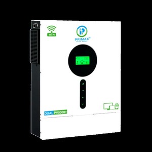อินเวอร์เตอร์พลังงานแสงอาทิตย์แบบไฮบริด PR IM AX GALAXY PV5000 AC to AC กำลังไฟฟ้าขาออกเดี่ยว 6KW พร้อมตัวควบคุมการชาร์จพลังงานแสงอาทิตย์ MPPT 5000W - Product Image 3