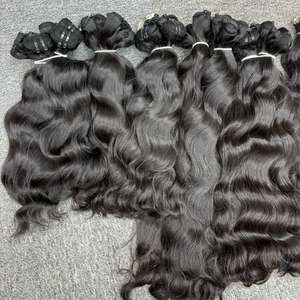 ผมธรรมชาติแบบเป็นลอนสำหรับต่อผมจากผมมนุษย์ดิบ - Product Image 5