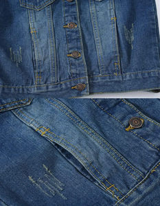 Chaleco Vaquero Sin Mangas para Hombre, Diseño Moderno y Personalizado, Nuevo Diseño de Chaleco Vaquero para Hombre - Product Image 4