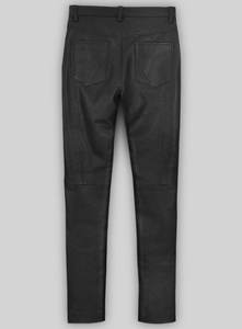 100% pantalon en cuir de longueur régulière de haute qualité/pantalon en cuir de qualité supérieure à séchage rapide - Product Image 3