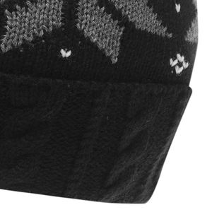 Bonnet unisexe en tricot jacquard à impression numérique de haute qualité, personnalisé, chaud pour l'hiver, 100% acrylique - Product Image 6