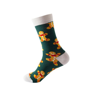 Calcetines de Invierno para Adultos con Diseño de Árbol de Navidad, Blancos, Rojos y Verdes, Tejido Jacquard, Transpirables y Casuales - Product Image 2