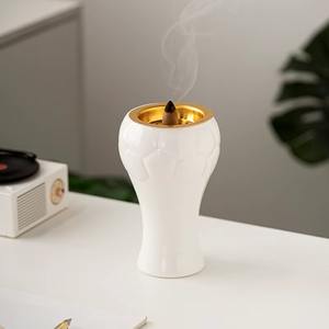High Quality Ceramic And Metal Bakhoor <b>Burner</b> <b>Incense</b> <b>Burners</b> for Ramadan Gifts Eid Gifts Mubkhar From India By KHOOSI OVERSEAS - Product Image 1