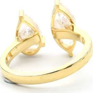 Anillo de compromiso de 14K cultivado en laboratorio con diamantes Colección única de anillos de joyería - Product Image 5