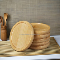 Sous-verre en bambou moderne de qualité supérieure, fait à la main, finition émaillée, résistant à la chaleur, résistant à l'eau, réutilisable, non toxique