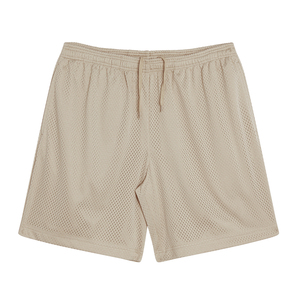 Wholesale Blank High Quality Mesh <b>Shorts</b> Custom Polyester Gym <b>Shorts</b> for Women 5 Inch Inseam <b>With</b> <b>Zipper</b> PocketsDDP shipping - Product Image 1