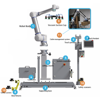 Station de palettisation robotisée collaborative Elite CPF10-CS625 avec une charge utile de 25 kg pour l'empilage automatique de boîtes en carton