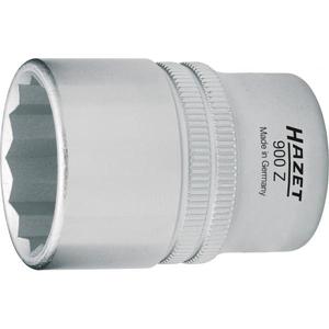Hazet 1/2'' <b>12</b>-<b>Point</b> Square <b>Socket</b> with Traction Profile and Knurling - Product Image 1