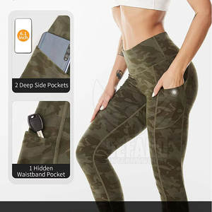 Dernière conception personnalisée imprimée en gros femmes Legging léger taille élastique femmes Legging - Product Image 3