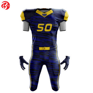 Venta caliente Pakistán hecho diseño personalizado fútbol americano Jersey poliéster hecho fútbol americano tops - Product Image 5