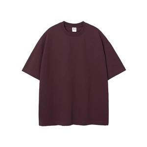 T-shirt vierge personnalisé pour hommes 250 300 Gsm lourd 100% coton T-shirt oversize épaule tombante Boxy Fit Crop T-shirt pour hommes - Product Image 4