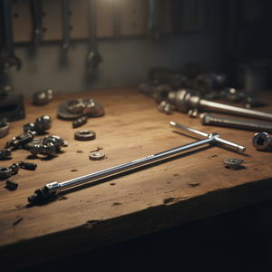 Chiavi a T Cromate con Attacco Girevole Maschio per Viti Torx - Product Image 3