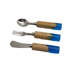 Meilleur Design Prêt à Expédier Usine Nouvel Ensemble de Fourchettes à Fromage Ensemble de 3 Pièces en Acier Inoxydable Haut de Gamme Couverts Fourchette Couteau - Product Image 1