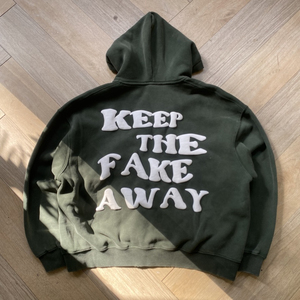 Sweat-shirt oversize à effet délavé, imprimé, style streetwear vintage, personnalisé, délavé, avec fermeture éclair, de haute qualité - Product Image 2