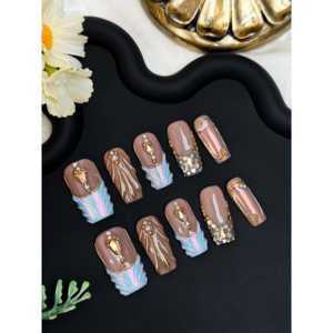 Uñas Postizas Golden Seraph, Elegantes y Lujosas - Product Image 3