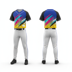 Uniforme de Béisbol Personalizado 2026, Malla Ultraligera y Transpirable, Cuello en V, 220g, Sublimación, Unisex, Equipo Profesional, Venta al Por Mayor - Product Image 6