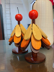 Posavasos de Madera Hecho en Vietnam con Textura de Madera Natural para Colocar Bebidas, Estilo Rústico para Mesa - Product Image 6