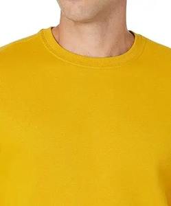 Sweat-shirt blanc surdimensionné à col rond personnalisé de luxe, 100% coton, sweat-shirt uni à col montant pour homme - Product Image 3