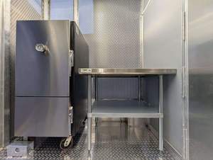 Remolque de Comida Móvil Comercial de 20 pies Equipado con Barbacoa y Terraza Refrigerada en Venta - Product Image 4