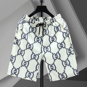 กางเกงขาสั้นผู้ชายผ้าโพลีเอสเตอร์ลำลองฮิปฮอปเป็นมิตรต่อสิ่งแวดล้อมมีกระเป๋าพิมพ์ลายชายหาดฤดูร้อน - Product Image 3