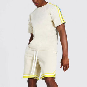 Ensembles d'été à manches courtes pour hommes de haute qualité pour la vente en gros bon marché d'ensembles jumeaux pour hommes OEM 2025 - Product Image 5