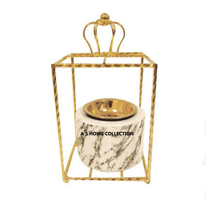 Quemador de incienso dorado marroquí y difusor de aromaterapia, utilidades religiosas independientes para soporte de utilidad de tendencia de mesa - Product Image 4