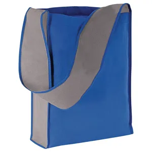 Borse Promozionali Personalizzate in TNT Bicolore con Tracolla per Shopper - Product Image 1