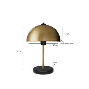 Paralume lampada da tavolo banchiere placcato anticato - Product Image 4