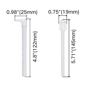 JIELIN Kit de fixation de plaque arrière réglable pour tige de <span class=keywords><strong>chasse</strong></span> <span class=keywords><strong>d</strong></span>'<span class=keywords><strong>eau</strong></span> 241.874.00.1, installation facile pour toilettes compatibles Sigma - Product Image 4