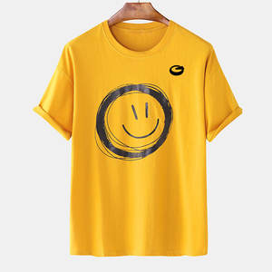 Servicio OEM Precio al por Mayor Camisetas para Hombre Nuevo Estilo Hechas a Medida Secado Rápido Tela de Poliéster/Algodón Felpa Ecológica - Product Image 1