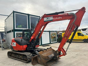 Miniexcavadora Kubota KX080-4 de 8.44 Toneladas con 4 Cucharones, Excavadora Hidráulica Compacta en Venta - Product Image 3