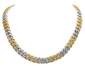 Diseño personalizado de alta calidad de tendencia en cadena cubana de moissanita de corte redondo de plata S925 - Product Image 2