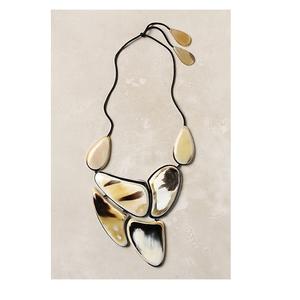 Pendentif de dent d'os d'origine éthique Casquette de soutien-gorge en or népalais Style vintage Look antique Tribal Bohème Unique Designer Fashion Jew - Product Image 3