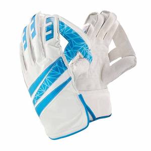 ถุงมือคริกเก็ตแชมป์คุณภาพระดับมืออาชีพทำจากหนัง100% ถุงมือฝึกซ้อมปรับแต่งได้ตามต้องการ - Product Image 4