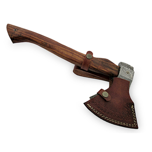 Wholesale Customized OEM ODM Cutlery Factory Professional Hunting <b>Survival</b> Camping Handmade Damascus Steel <b>Axe</b> Rose Wood Handle - Product Image 5