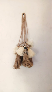 พู่ไหมนุ่มทำมือสำหรับตกแต่งผ้าม่านและกระเป๋า คุณภาพสูง สีแดงเข้ม SE - Product Image 3